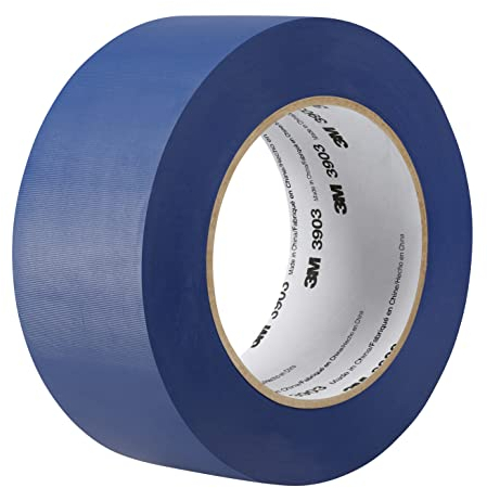 3M Vinyl Duct Tape, Blue, 2Inch by 50-Yard, 6.2 Mil by