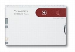 Victorinox Taschenwerkzeug SwissCard Brieföffner rot/Gehäuse Weiss, Standard