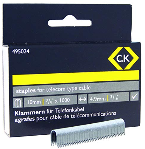 C.K Heftklammern halbrund 4, 9x10 mm