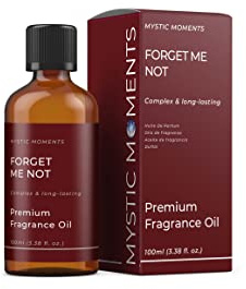 Mystic Moments | Forget Me Not Fragrance Oil | 100ml | Forget Me Not notes create a soft floral green scent for candles, soaps, wax melts and diffusers.