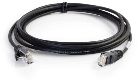 C2G/Cables to Go 01102 Cat6 Snagless Unshielded (UTP) Slim Network Patch Cable, Black (3 Feet/0.91 Meters)