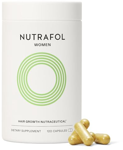 Nutrafol Women's Hair Growth Supplements, Ages 18-44, Clinically Tested for Visibly Thicker and Stronger Hair, Dermatologist Recommended - 1 Month Supply