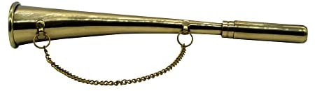 Sprenger Signalhorn gebogen - Messing