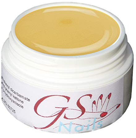 GS-Nails UV Farb-Gel für Nail-Art & Nagel-Design - 5 ml UV-härtendes Cover-Gel - Nail-Gel - selbstglättendes Nagel-Gel - Beige 103 - A8