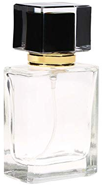 Leere Parfümflasche, Nachfüllbare Parfümzerstäuber 50ml Metall Sprayer Pump Flasche Reise Tragbare Parfümzerstäuber(Schwarz)