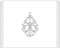 Sovie HORECA Eierwärmer ROYAL LINE in Silber aus 9-lagigem Tissue, 105 x 82 mm, 150 Stück – edle Einweg-Eierhauben mit silberfarbenem Ornament auf weißem Hintergrund für Hotel & Gastro