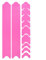 AlphaShield Fahrrad Rahmenschutz Kettenstreben Schutz Folie Aufkleber Rahmen Schutz Carbon MTB BMX Lackschutz Folie K099 (Carbon Rosa)