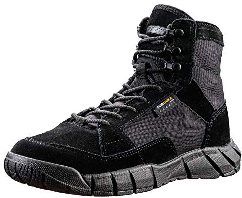 YEVHEV Tactical Schuhe Herren Leichte Militär Stiefel Ultralight Sportschuhe Verschleißfest Militärstiefel für Camping,Wandern,Sport,Outdoor (BLACK, Erwachsene, 42, Numerisch, EU Schuhgrößensystem, M)