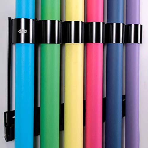 Savage Rack de Stockage de Toiles Pro, Peut Accueillir 6 Rouleaux de Toiles de Fond, Construction en Aluminium, Accessoires de Photographie