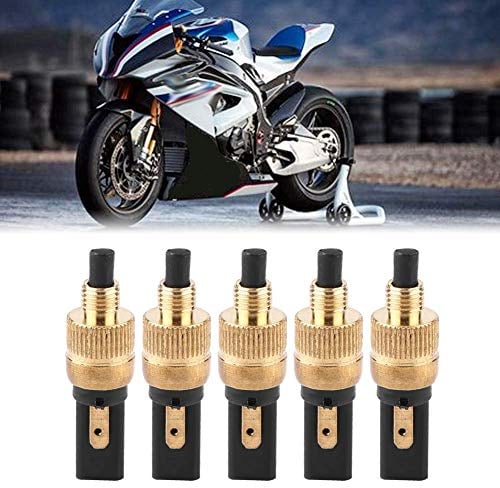 Interruptor de pedal de embrague-5 piezas Moto Luz trasera delantera Interruptor de embrague de freno trasero