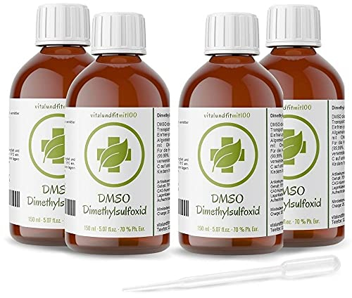 Dimethylsulfoxid (DMSO) (70%, hergestellt aus DMSO entsprechend Ph. Eur.) Braunglas 150 ml [3+1 gratis]