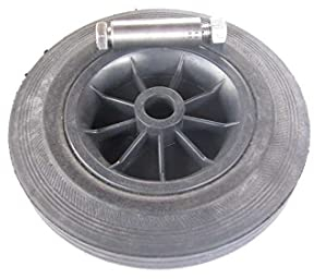 WIKO Schwerlastrollen Transportroller Transportwagen Gummiräder 200mm – Plattformwagen Rad - Radkörper aus Polyamid