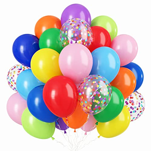 12 Zoll Bunte Luftballons 56 Stück Assortiert Farbe Regenbogen Ballons Rot Blau Lila Grün Rosas Konfetti Ballons Für Geburtstag Party Babydusche Taufe Picnic Festival Jahrestag Fasching Decoration