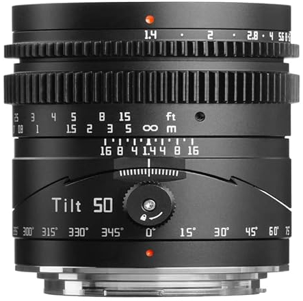 TTArtisan Lente F1.4 de 50 mm de enfoque manual para cámara sin espejo para cámaras EOS RF Mount APS-C: R7, R10; formato completo EOS R,RP,R5,R5C,R6,R6ii.