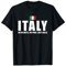 Italien No Helmets No Pads Just Balls Italy Rugby T-Shirt