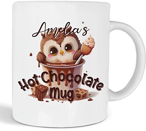 Personalised Hot Chocolate Mug, Hot Chocolate Gift, Childrens Hot Chocolate Mug