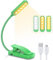 TEAMPD Lampada da Lettura USB Ricaricabile, 10 LEDs 3 Modalità 100-10% Luminosità Regolabile Con Clip, per Libri a Letto, Portatili, Viaggio, Bambini