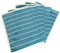 Tech'N'Fast Chiffon Bambou - Essuyage vitre sans Trace, INOX, chromes, miroirs - Lot de 5 Microfibres - Dimensions 48x36cm - Couleurs : Vert-Bleu-Rose (Bleu)