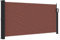vidaXL Auvent Latéral Rétractable, Brise-Vue de Jardin, Écran de Protection, Écran de Balcon Terrasse Arrière-Cour Extérieur, Marron 100x300 cm