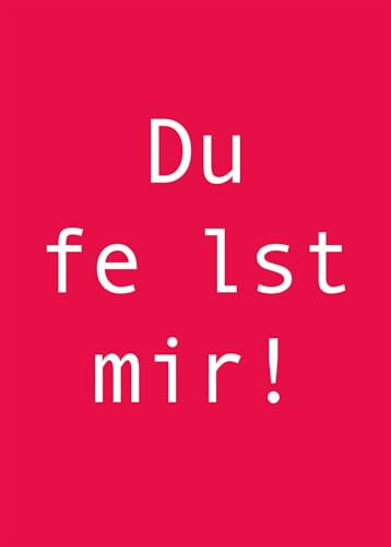 Generisch Postkarte A6 Du fehlst mir! Iris Karge