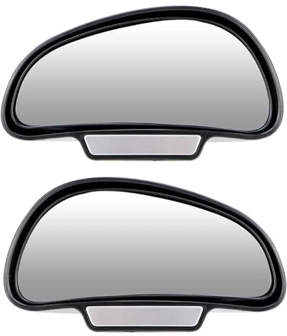 Toter-Winkel-Spiegel Auto Rückspiegel Hilfs Blind Spot Parkplatz Monitor Assistance Kit Einstellbar Auto Zubehör Konvexen Weitwinkel Rückspiegel(Color:Black)