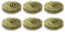 uxcell 2400 Count Siding Nails 1-1/4 x 0.075 15-Degree Ring Shank Full Round Head Collated Wire Coil for Lath and Sheathing Materials