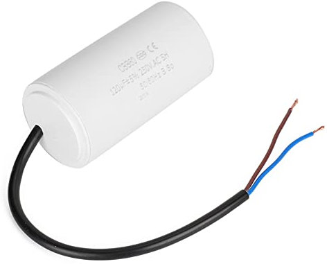 CBB60 Run Capacitor with Wire AC 120UF 50/60Hz for Engine Air Compressor 13 * 6 * 5 CBB60 Air