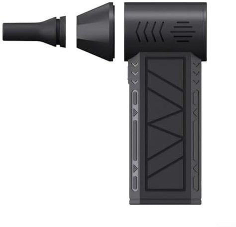 Zilimontt 130000 RPM Powerful Blower,Violent for TURBO Fan,Jet Blower,Recargable Mini Electric Air Duster,Handheld High Speed Fan Vacuum Cleaner