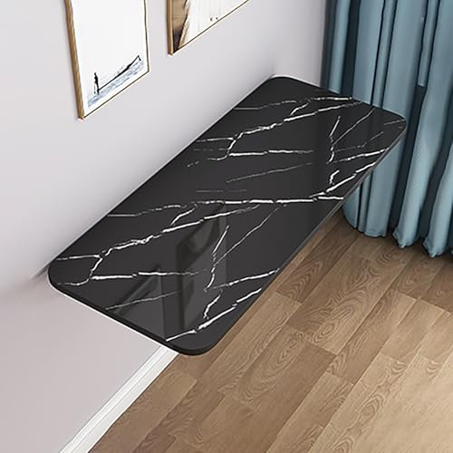 BAYTEWJX Holz Wandklapptisch,Wand Montierter Klapptisch,Platzsparender Schwimmender Schreibtisch,Wandtisch Klappbar,Einfach Zu Montieren,für Esszimmer Arbeitszimmer KüChe WäScherei Usw.