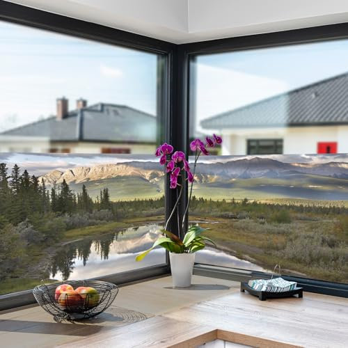 Vinilos para cristalesVerde Y Blanca Vinilos para cristales vinilo adhesivo cristal Ventanas Privacidad Extraíble Autoadhesivo58x180/2 Pcs