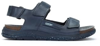 Pikolinos Mens Nijar M0B Leather Textile Blue Sandals 8 UK