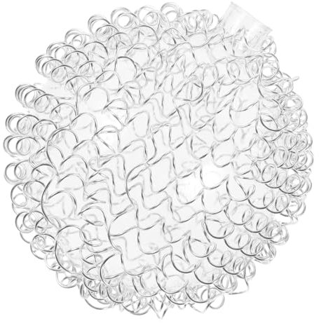 IWOWHERO Lampenschirm Aus Aluminiumdraht Mit Klarem Glas Modernes Design Für Tisch Und Stehlampen Einfache Installation Und Vielseitige Einsetzbarkeit in Jedem Wohnraum