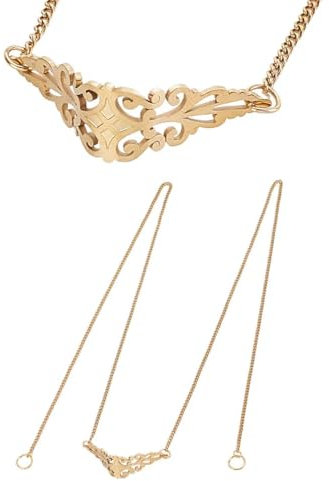 AHANDMAKER Nasenringkette Golden Nicht Durchdringend Nasenringkette Gothic Vintage Accessoires Gesichtskette Zarte Nasenkette Für Hochzeit Festzug Kostümparty Abschlussball Schmuckzubehör