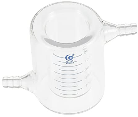 iplusmile 1Stk Ummantelter Becher zweischichtiger Becher Labormessbecher Labormesskrug Kalter Bierbecher Becherbecher Geschirr experimentierset glasmessbecher Doppelbecher Labormantelbecher