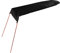 Kayak Sun Shade Canopy Impermeable Tela Oxford Plegable Fácil Instalación Portátil Kayak Sunshade Toldo para la Pesca de Canoa en Bote Entrezadores Al Aire Libre (Negro)
