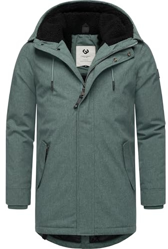 Ragwear Herren warme wasserdichte und atmungsaktive Winterjacke lang Mr Smithem YOUMODO S-4XL