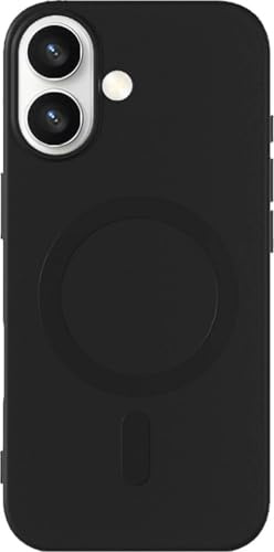 JT Berlin Pankow Soft MagSafe Hülle für iPhone 17 - Silikon Case Schwarz | Schutzhülle mit Mikrofaser-Innenfutter für Apple iPhone 17. Unterstützt kabelloses Qi Laden und magnetisches Zubehör.