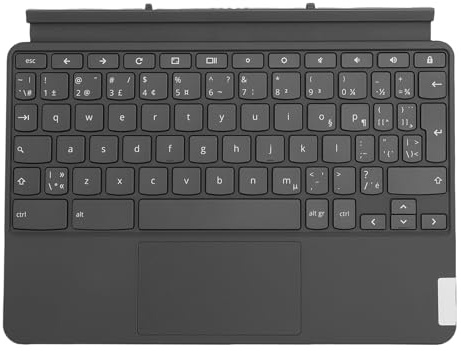 Goshyda Kabellose Tastatur für CT X636F Ideapad Duet 10,1 Zoll Tablet, Tablet-Tastatur-Dock mit Touchpad