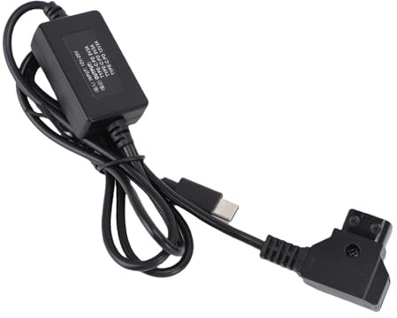 Zunate D Tap to Typ-C-Ladekabel, Breite Kompatibilität mit Verschiedenen Geräten für Mischpulte, Soundrekorder, Gummi