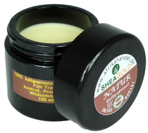Sheabutter kaltgepresst unraffiniert (80gr. im Glas)