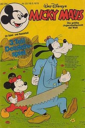 Micky Maus 1978 - Heft Nr.: 20 (16.5.1978)