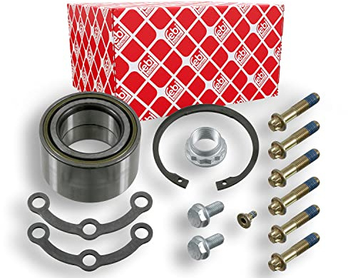 febi bilstein 04178 Radlagersatz mit Anbaumaterial, 1 Stück | Kompatibel mit: MERCEDES-BENZ 124 Stufenheck, 124 T-Model, E-CLASS, E-CLASS T-Model