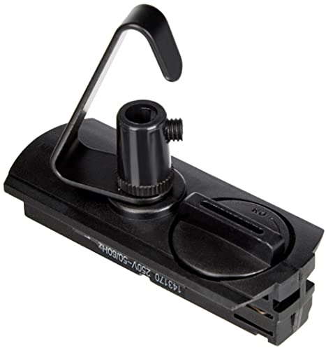 SLV Adapter für 1-Phasen Hochvoltschiene, elektrisch mit Haken, schwarz 143170
