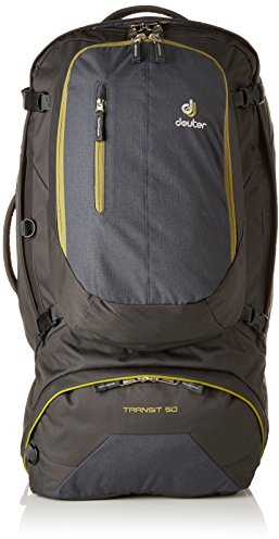 Deuter Reiserucksack Transit, Anthracite-Moss, 63 x 33 x 26 cm, 50 L, 4510117-4220