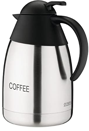 Olympia Vacuum Jug - Domed Lid 250X140mm 15 L Stainless Steel Pitcher
