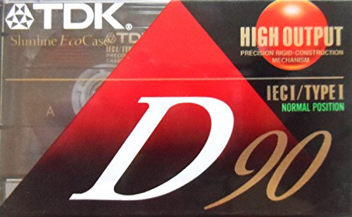 TDK Cassette Audio – D90 IEC I/Type I Haute Puissance – 90 Minutes (Lot DE 7)