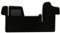 Bär-AfC Auto Fußmatten Classic passend für Renault Master Typ 3 2010-2019, Autoteppiche Nadelvlies Schwarz, Rand Kettelung Schwarz, Textiler Trittschutz, Set 1-teilig, RE04753