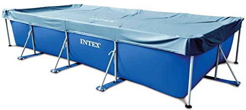 Lona de protección para piscina rectangular Intex, diámetro de 4,59 x 2,26 m