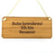 Mr. & Mrs. Panda Türschild Beamter - Geschenk, Schenken, Wanddeko, Rente, Geschenkidee, graviert, Shabby, Küchenschild, Holztafel, Landhaus,