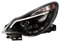 AUTO-STYLE Satz Scheinwerfer inkl. TFL 'Light-Bar' kompatibel mit Opel Corsa D 2011-2014 - Schwarz - exkl. OPC